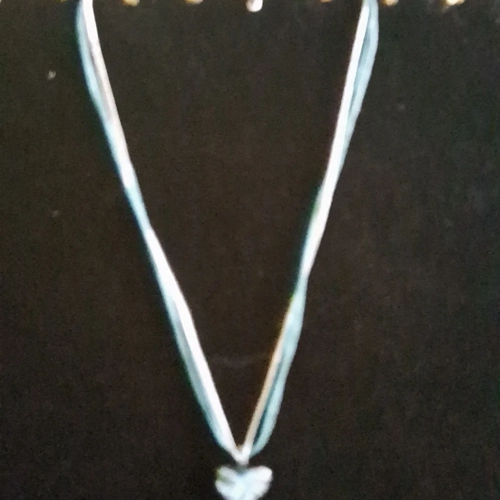 Art Glass Heart Necklace